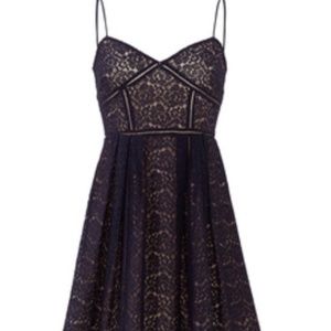 Joie Sand Navy Lace Dress